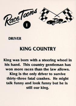 1991 Race Toons - Promo #1 King Country Back
