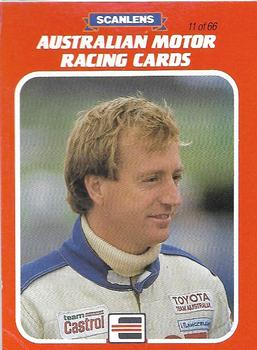 1986 Scanlens Australian Motor Racing #11 John Smith Front