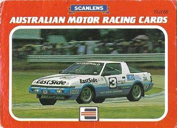 1986 Scanlens Australian Motor Racing #19 Peter Fitzgerald Front