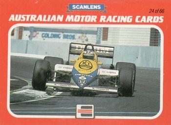 1986 Scanlens Australian Motor Racing Cards #24 Keke Rosberg Front