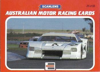1986 Scanlens Australian Motor Racing Cards #26 Kevin Bartlett Front