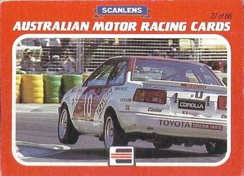 1986 Scanlens Australian Motor Racing #27 John Smith Front