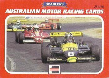 1986 Scanlens Australian Motor Racing Cards #28 Joele Garza Front