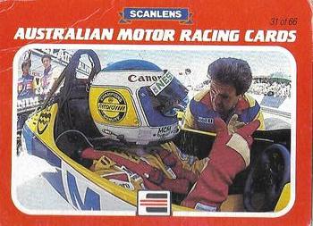 1986 Scanlens Australian Motor Racing Cards #31 Keke Rosberg Front