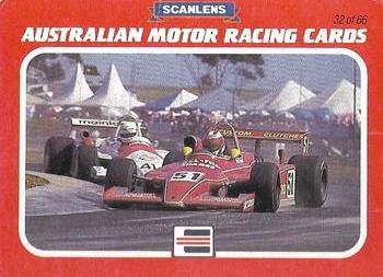 1986 Scanlens Australian Motor Racing #32 Bruce Connolly Front