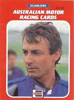 1986 Scanlens Australian Motor Racing #40 Peter Brock Front