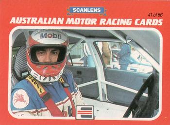 1986 Scanlens Australian Motor Racing #41 Peter Brock Front