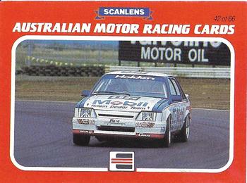 1986 Scanlens Australian Motor Racing #42 Peter Brock Front