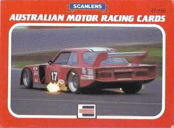 1986 Scanlens Australian Motor Racing #43 Bryan Thomson Front