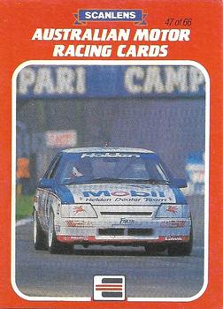 1986 Scanlens Australian Motor Racing Cards #47 Allan Moffat Front