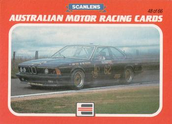 1986 Scanlens Australian Motor Racing Cards #48 Denny Hulme / Prince Bayern Front