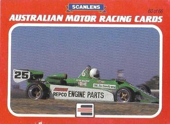 1986 Scanlens Australian Motor Racing #60 Peter Macrow Front