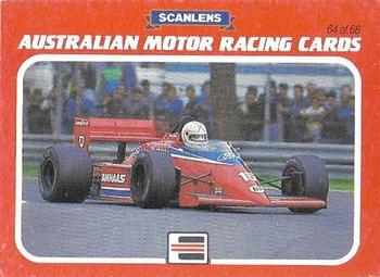 1986 Scanlens Australian Motor Racing #64 Alan Jones Front