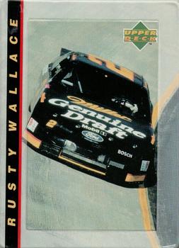 1995 Metallic Impressions Upper Deck Rusty Wallace 5 Card Set #3 Rusty Wallace Front