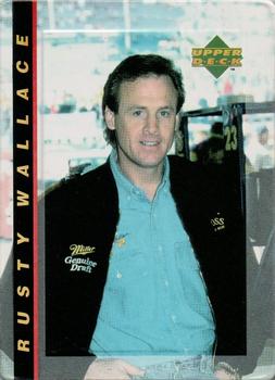 1995 Metallic Impressions Upper Deck Rusty Wallace 5 Card Set #5 Rusty Wallace Front