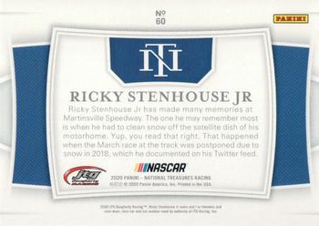 2020 Panini National Treasures #60 Ricky Stenhouse Jr Back