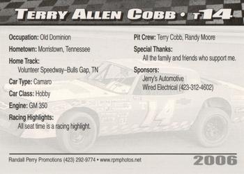 2006 Volunteer Speedway #NNO Terry Cobb Back