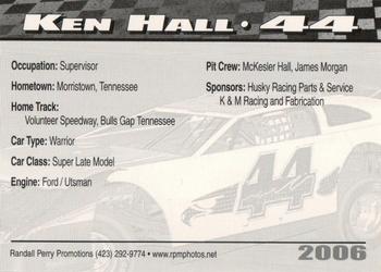 2006 Volunteer Speedway #NNO Ken Hall Back