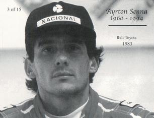 2005 Sporting Profiles Ayrton Senna #3 Ayrton Senna Back