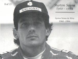2005 Sporting Profiles Ayrton Senna #8 Ayrton Senna Back
