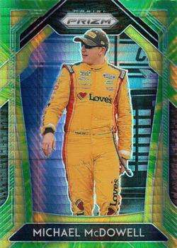 2020 Panini Prizm - Green and Yellow Hyper Prizm #19 Michael McDowell Front