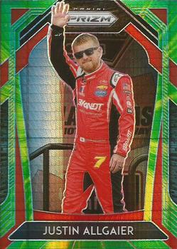 2020 Panini Prizm - Green and Yellow Hyper Prizm #42 Justin Allgaier Front