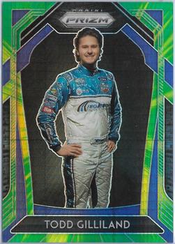 2020 Panini Prizm - Green and Yellow Hyper Prizm #52 Todd Gilliland Front