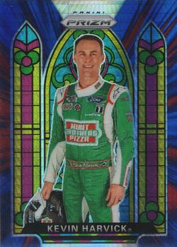 2020 Panini Prizm - Red and Blue Hyper Prizm #63 Kevin Harvick Front
