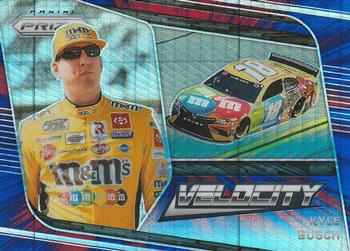 2020 Panini Prizm - Red and Blue Hyper Prizm #78 Kyle Busch Front