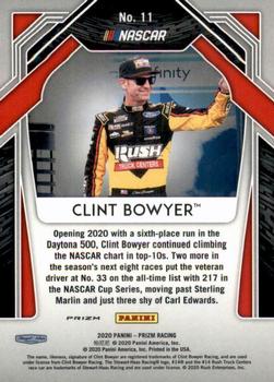 2020 Panini Prizm - Red Prizm #11 Clint Bowyer Back