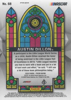 2020 Panini Prizm - Red Prizm #68 Austin Dillon Back