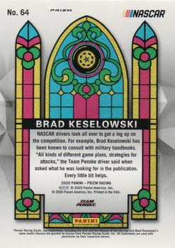 2020 Panini Prizm - Silver Prizm #64 Brad Keselowski Back