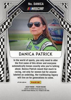 2020 Panini Prizm - Silver Prizm #DANICA Danica Patrick Back