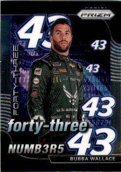 2020 Panini Prizm - Numb3r5 #N7 Bubba Wallace Front