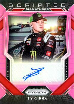 2020 Panini Prizm - Scripted Signatures Pink Prizm #SS-TG Ty Gibbs Front