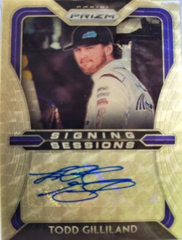 2020 Panini Prizm - Signing Sessions Gold Vinyl #SS-TG Todd Gilliland Front