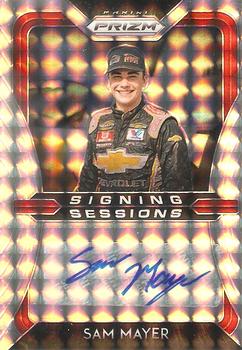 2020 Panini Prizm - Signing Sessions Silver Mosaic #SS-SM Sam Mayer Front