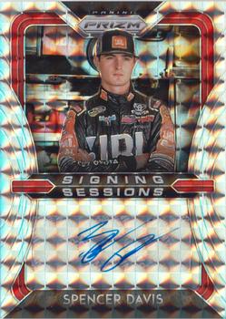 2020 Panini Prizm - Signing Sessions Silver Mosaic #SS-SD Spencer Davis Front