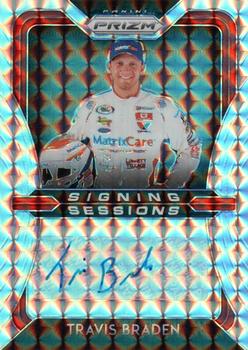 2020 Panini Prizm - Signing Sessions Silver Mosaic #SS-TB Travis Braden Front