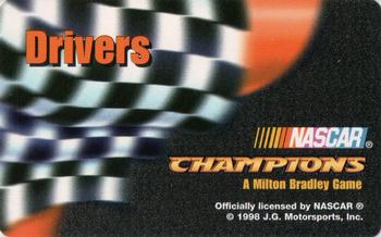 1998 Milton Bradley NASCAR Champions #NNO Jeff Gordon Back