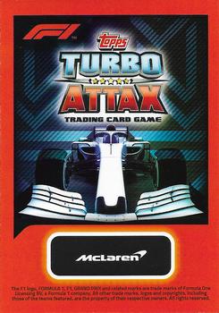 2020 Topps Turbo Attax Formula 1 #2 Lando Norris Back