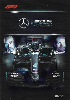 2020 Topps Turbo Attax Formula 1 #10 Mercedes-AMG Petronas Formula One Team Front