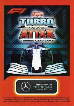 2020 Topps Turbo Attax Formula 1 #11 Lewis Hamilton Back