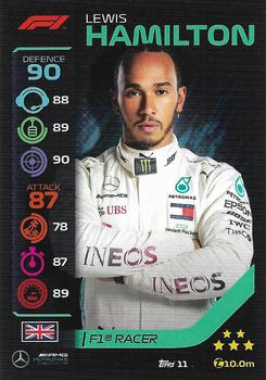 2020 Topps Turbo Attax Formula 1 #11 Lewis Hamilton Front