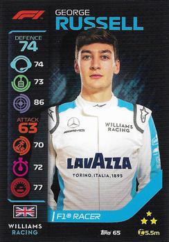 2020 Topps Turbo Attax Formula 1 #65 George Russell Front