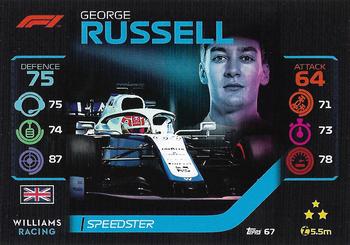 2020 Topps Turbo Attax Formula 1 #67 George Russell Front