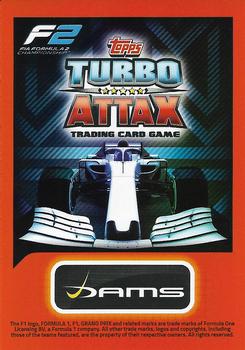 2020 Topps Turbo Attax Formula 1 #108 Sean Gelael / Dan Ticktum Back