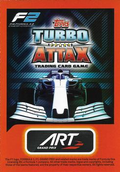 2020 Topps Turbo Attax Formula 1 #110 Marcus Armstrong / Christian Lundgaard Back
