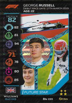 2020 Topps Turbo Attax Formula 1 #153 George Russell Front