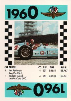 1991 Indy 500 75th Running Race Game #NNO Jim Rathmann Front